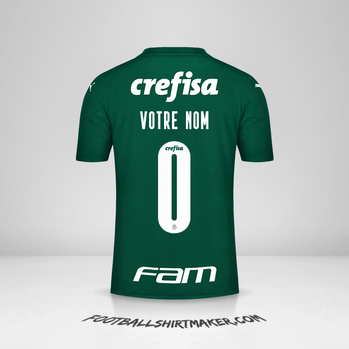 Maillot Palmeiras Libertadores 2021 -  votre nom - 0