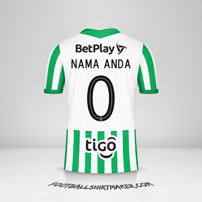 Jersey Atletico Nacional 2021 -  nama anda - 0