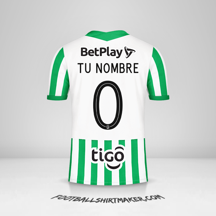 Jersey Atletico Nacional 2021 -  tu nombre - 0