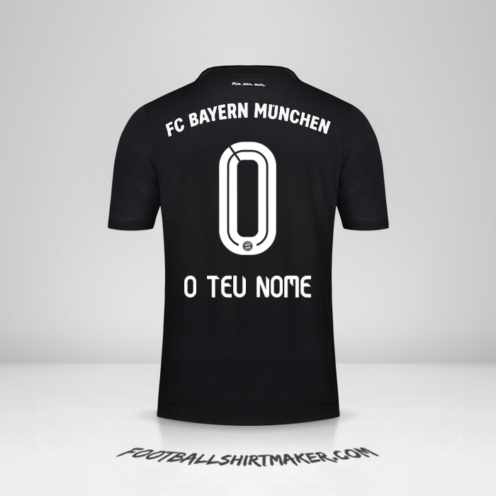 Camisola FC Bayern Munchen 2020/21 III -  o teu nome - 0