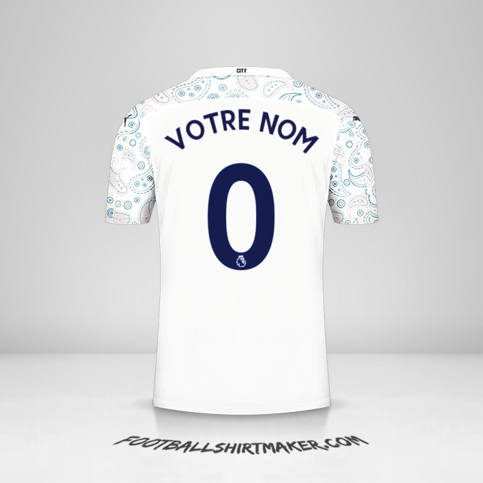 Maillot Manchester City 2020/21 III -  votre nom - 0