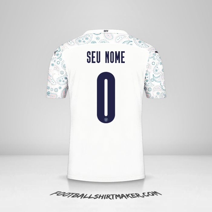Camisa Manchester City 2020/21 Cup III -  seu nome - 0