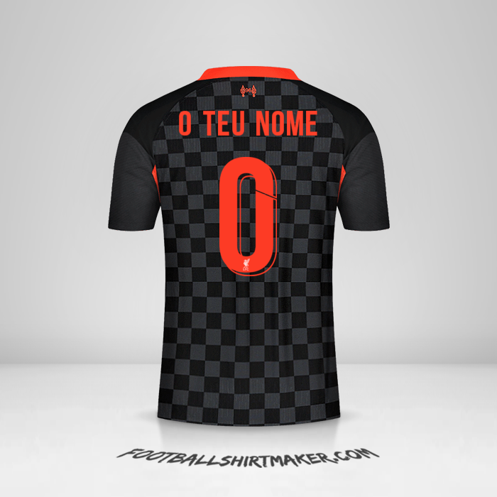 Camisola Liverpool FC Cup 2020/21 III -  o teu nome - 0