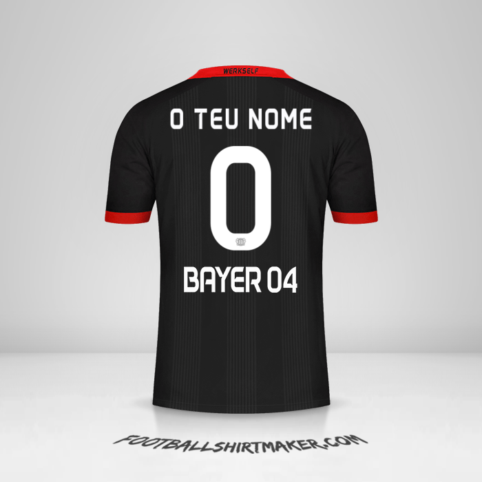 Camisola Bayer 04 Leverkusen 2020/21 -  o teu nome - 0