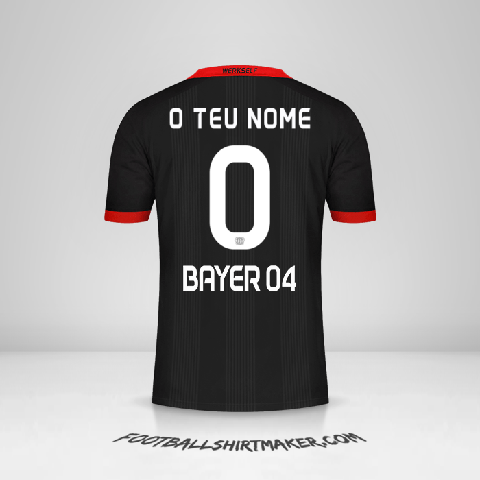 Camisola Bayer 04 Leverkusen 2020/21 -  o teu nome - 0
