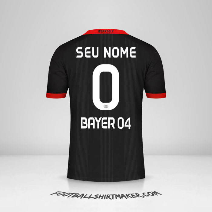 Camisa Bayer 04 Leverkusen 2020/21 -  seu nome - 0