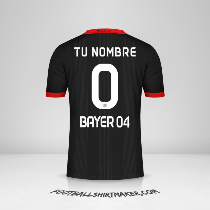 Camiseta Bayer 04 Leverkusen 2020/21 -  tu nombre - 0