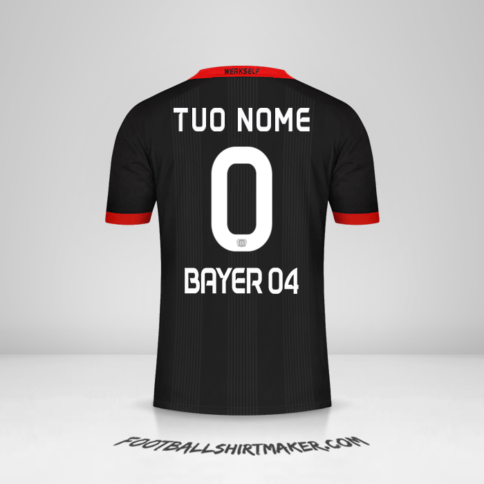 Maglia Bayer 04 Leverkusen 2020/21 -  tuo nome - 0