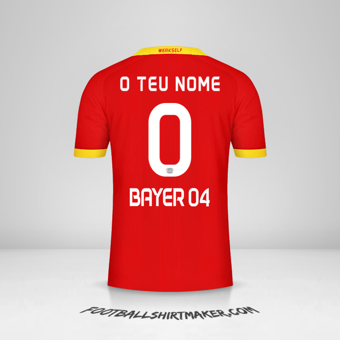 Camisola Bayer 04 Leverkusen 2020/21 II -  o teu nome - 0