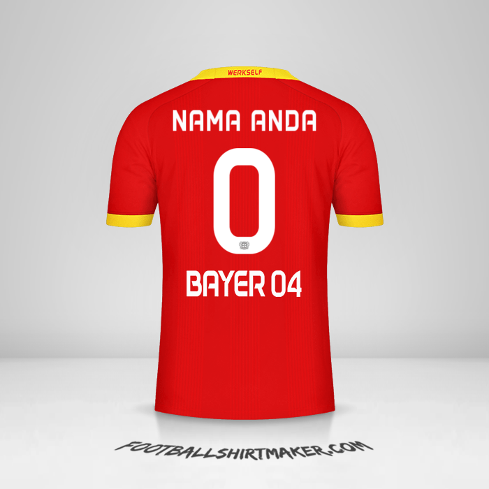 Jersey Bayer 04 Leverkusen 2020/21 II -  nama anda - 0