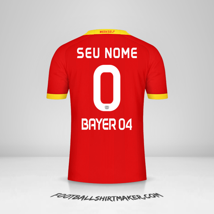 Camisa Bayer 04 Leverkusen 2020/21 II -  seu nome - 0