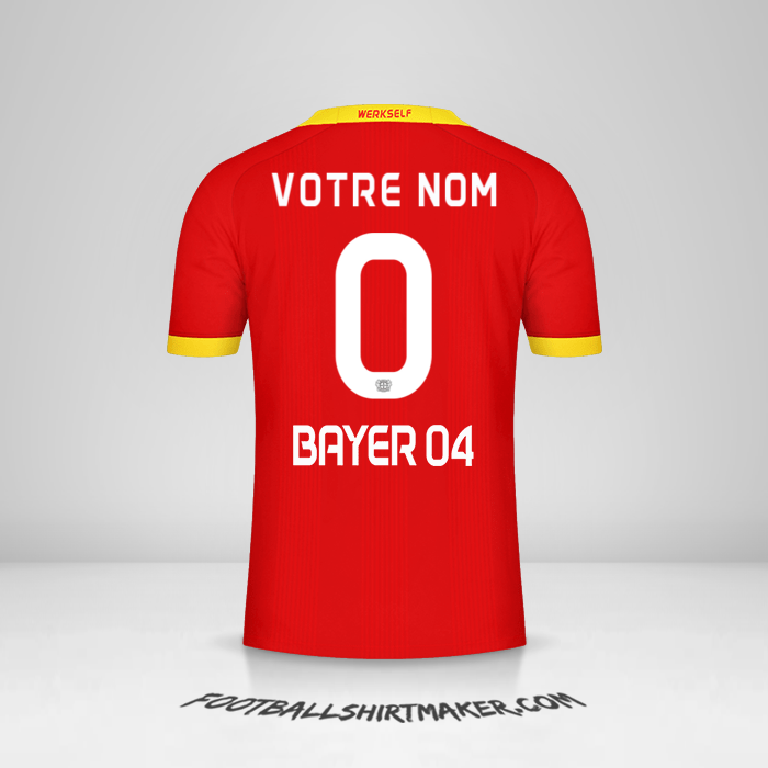 Maillot Bayer 04 Leverkusen 2020/21 II -  votre nom - 0