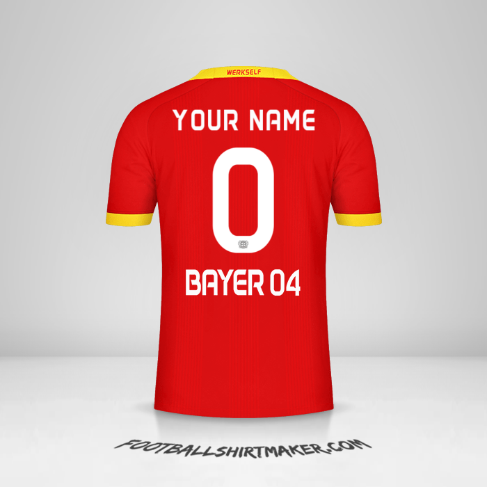 Shirt Bayer 04 Leverkusen 2020/21 II -  your name - 0