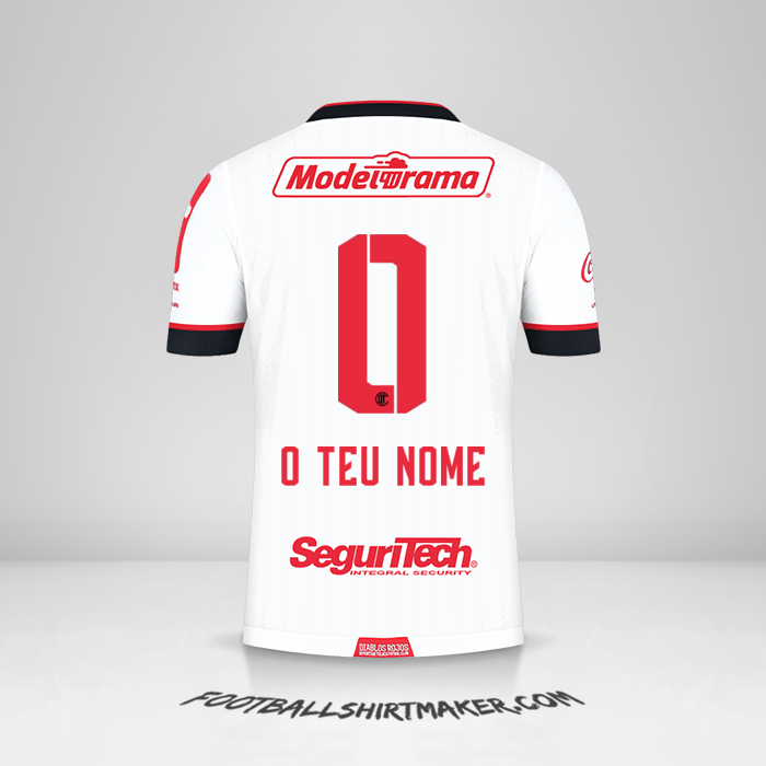Camisola Toluca FC 2021 II -  o teu nome - 0