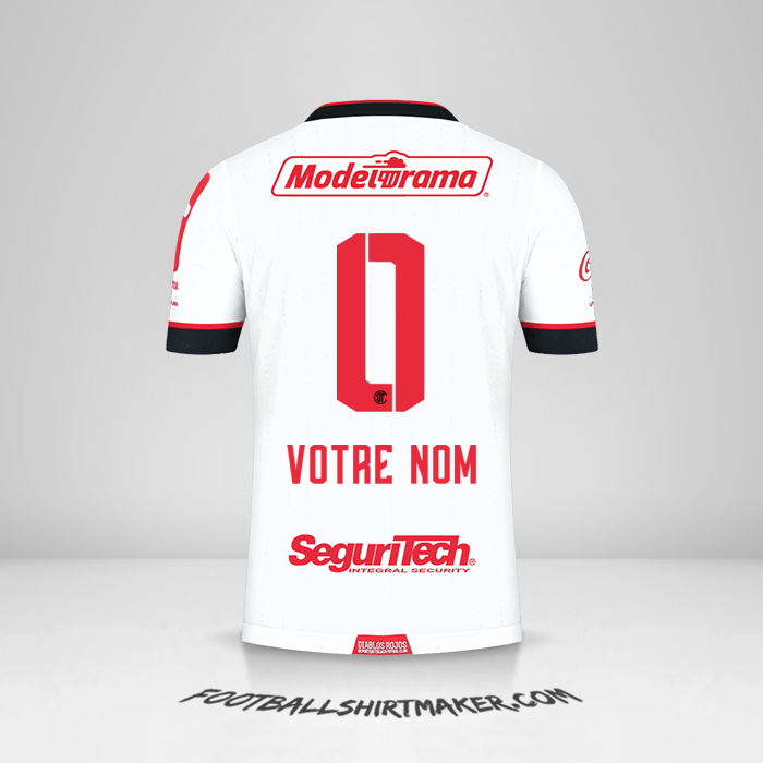 Maillot Toluca FC 2021 II -  votre nom - 0