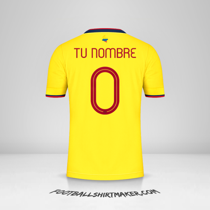 Camiseta Colombia 2021 -  tu nombre - 0