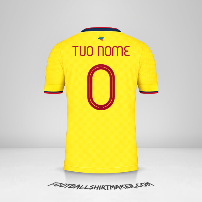 Maglia Colombia 2021 -  tuo nome - 0