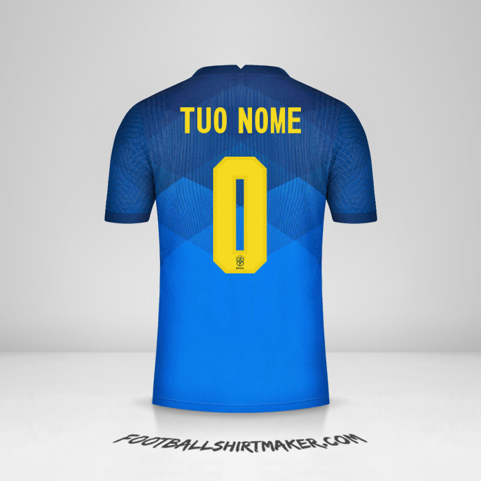 Maglia Brasile 2020/21 II -  tuo nome - 0
