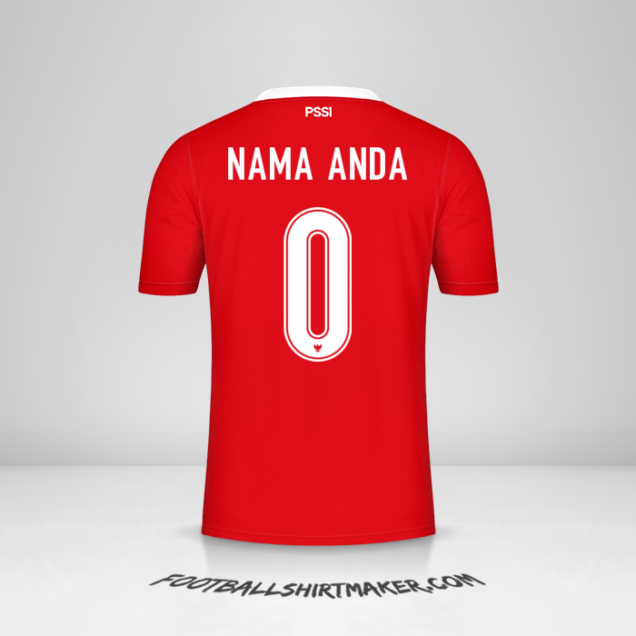 Jersey Indonesia 2020/21 -  nama anda - 0