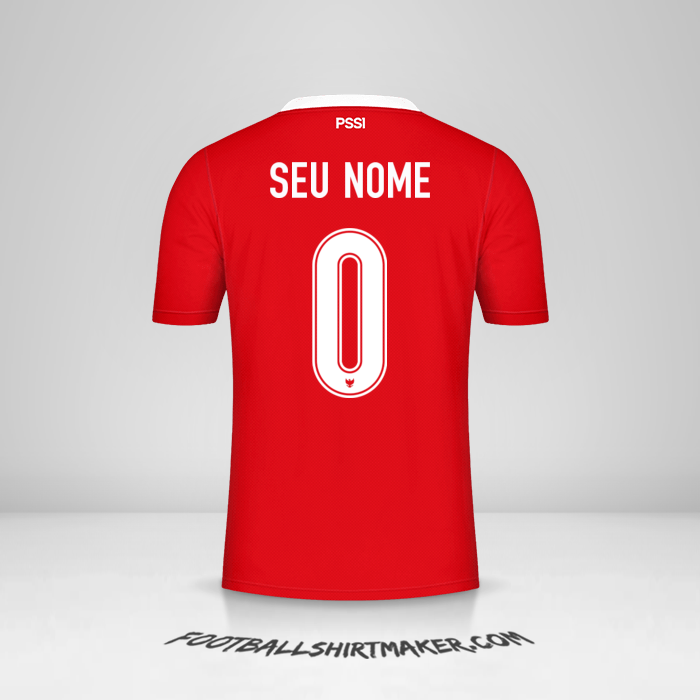 Camisa Indonésia 2020/21 -  seu nome - 0
