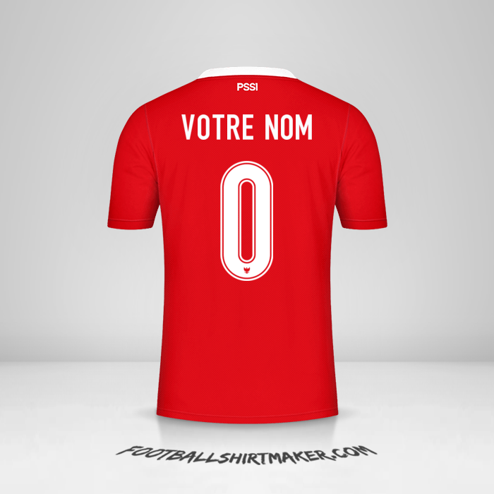 Maillot Indonésie 2020/21 -  votre nom - 0
