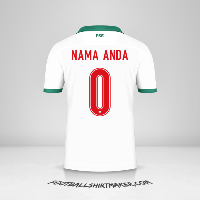 Jersey Indonesia 2020/21 II -  nama anda - 0