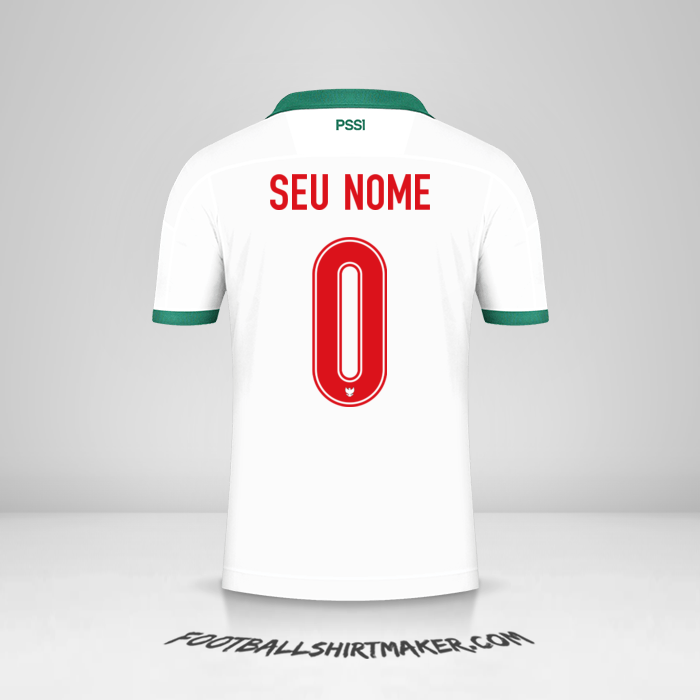 Camisa Indonésia 2020/21 II -  seu nome - 0