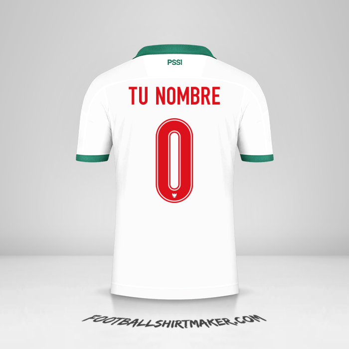 Camiseta Indonesia 2020/21 II -  tu nombre - 0