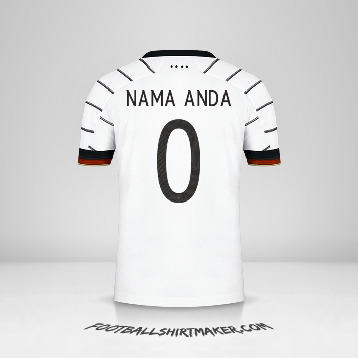 Jersey Jerman 2020/2021 -  nama anda - 0