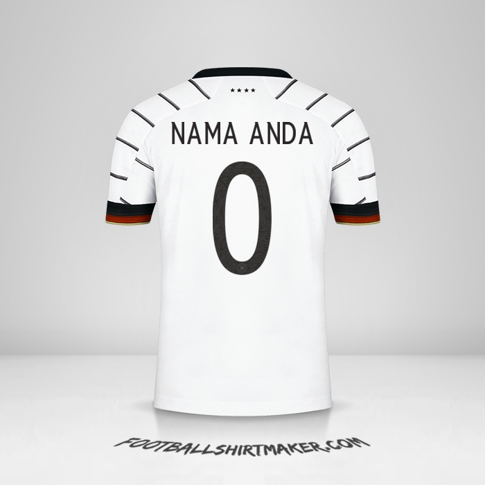 Jersey Jerman 2020/2021 -  nama anda - 0
