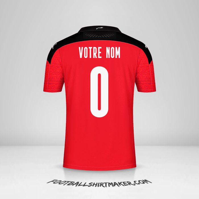Maillot Égypte 2020/2021 -  votre nom - 0
