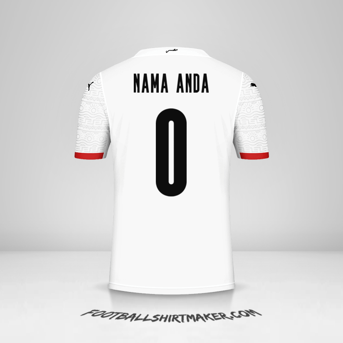 Jersey Mesir 2020/2021 II -  nama anda - 0