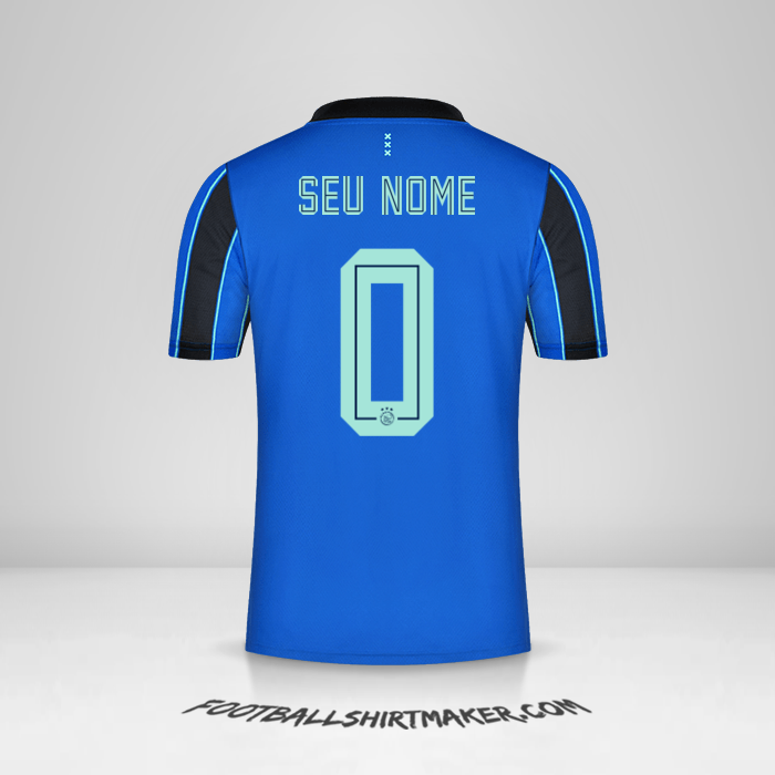 Camisa AFC Ajax 2021/2022 II -  seu nome - 0