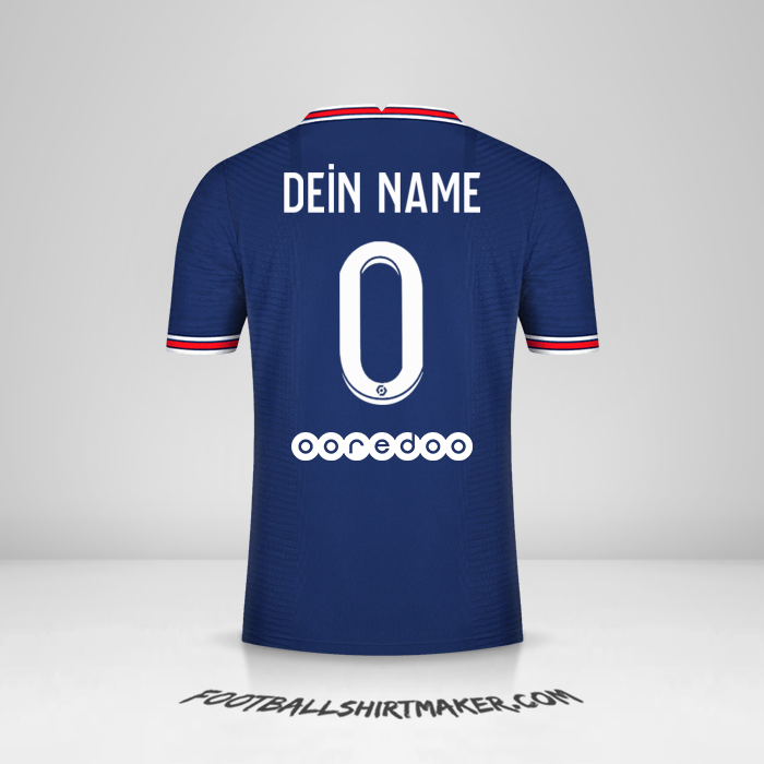 Trikot Paris Saint Germain 2021/2022 -  dein name - 0