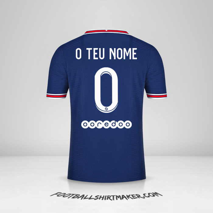 Camisola Paris Saint Germain 2021/2022 -  o teu nome - 0