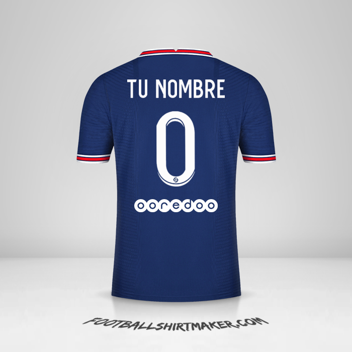 Camiseta Paris Saint Germain 2021/2022 -  tu nombre - 0