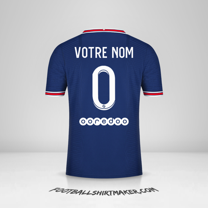 Maillot Paris Saint Germain 2021/2022 -  votre nom - 0