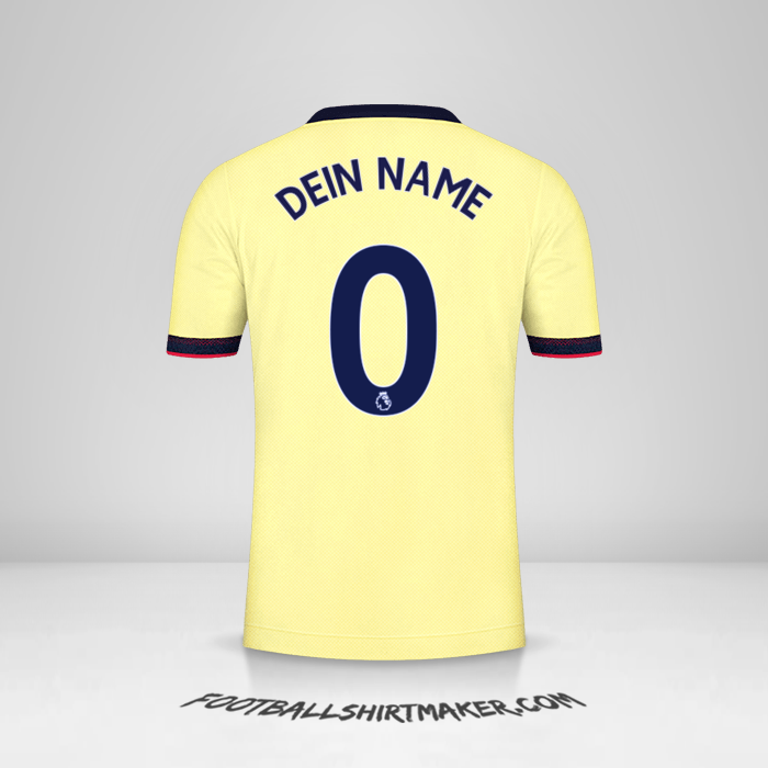 Trikot Arsenal 2021/2022 II -  dein name - 0