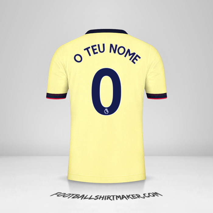 Camisola Arsenal 2021/2022 II -  o teu nome - 0