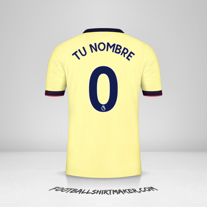 Camiseta Arsenal 2021/2022 II -  tu nombre - 0