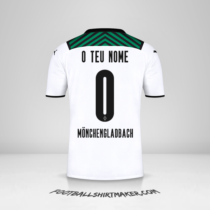 Camisola Borussia Monchengladbach 2021/2022 -  o teu nome - 0