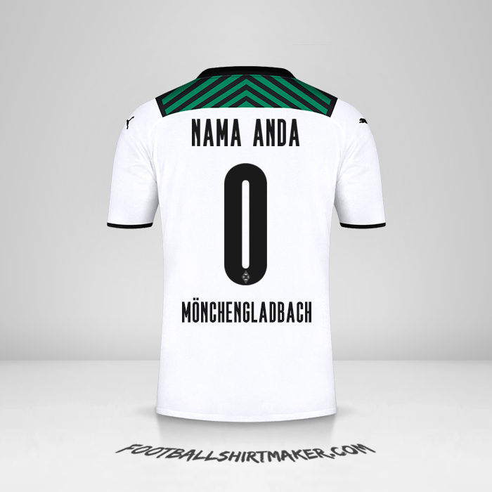 Jersey Borussia Monchengladbach 2021/2022 -  nama anda - 0