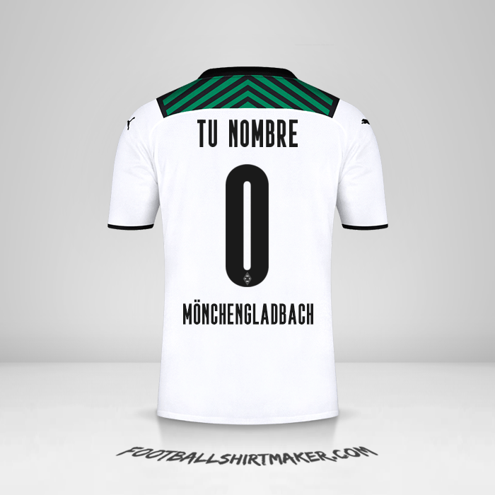 Camiseta Borussia Monchengladbach 2021/2022 -  tu nombre - 0