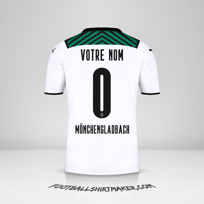 Maillot Borussia Monchengladbach 2021/2022 -  votre nom - 0