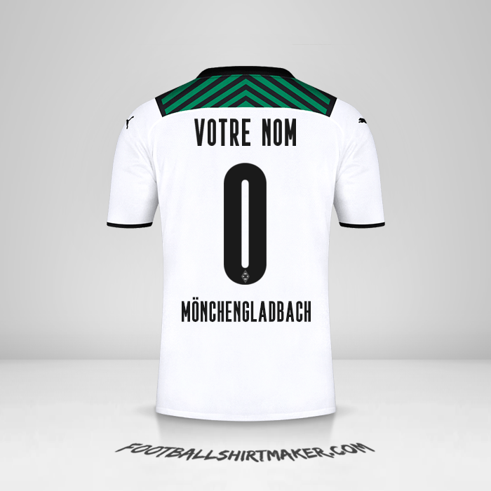 Maillot Borussia Monchengladbach 2021/2022 -  votre nom - 0