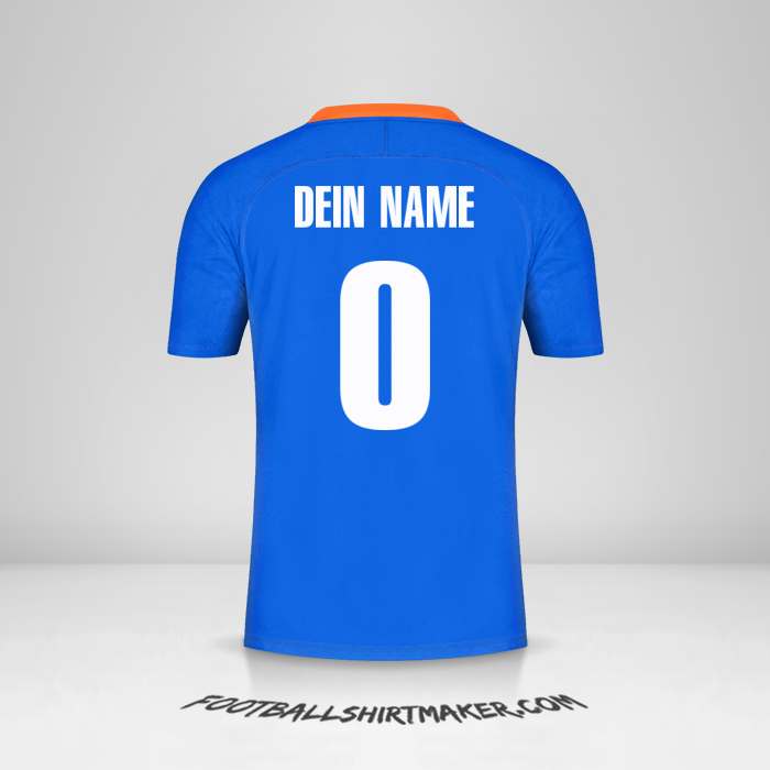 Trikot Indien 2021 -  dein name - 0