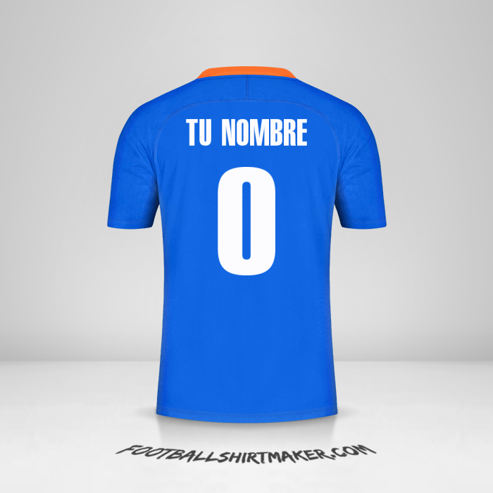 Jersey India 2021 -  tu nombre - 0