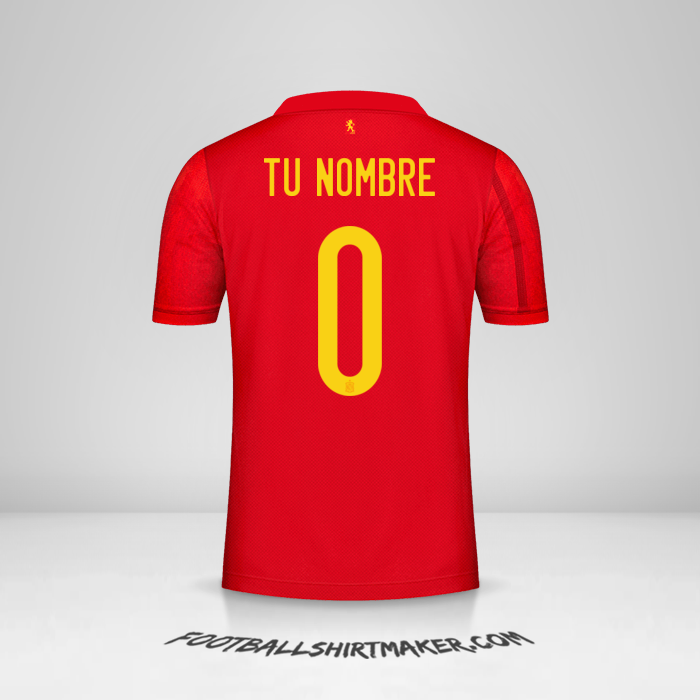 Jersey España 2020/2021 -  tu nombre - 0