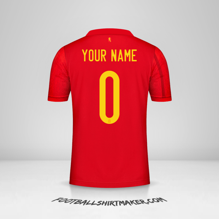 Shirt Spain 2020/2021 -  your name - 0