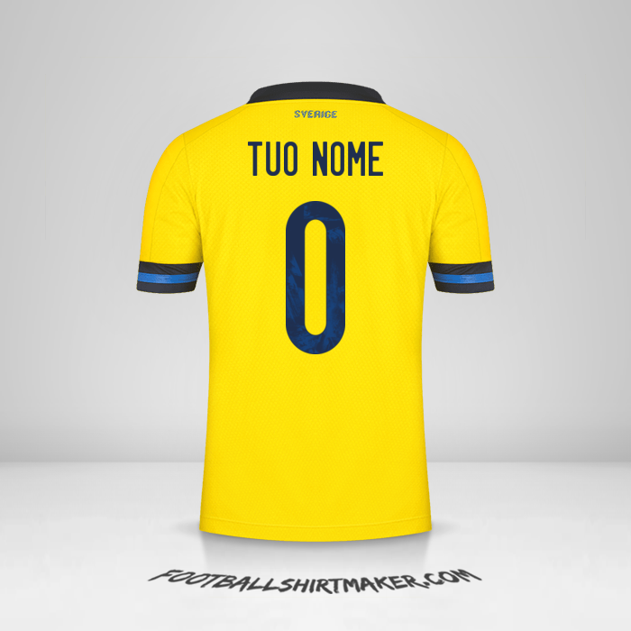 Maglia Svezia 2020/2021 -  tuo nome - 0